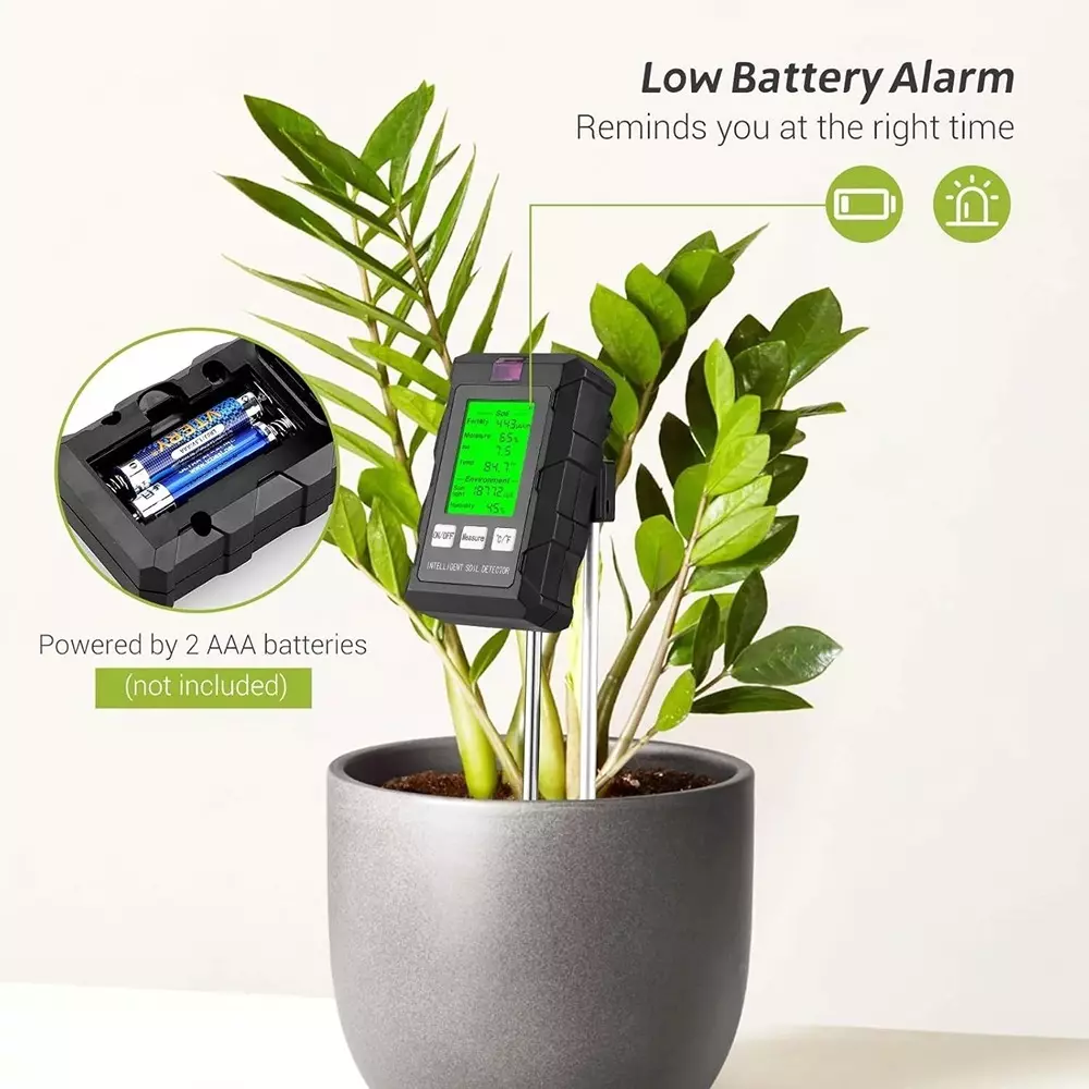 kerro-6-in-1-soil-tester-without-battery-0-50-32f-122f-temperature-range-0-99-humidity-backlit-lcd-for-garden-lawn-farm-indoor-plants-intelligent-soil-tester-6-in-1