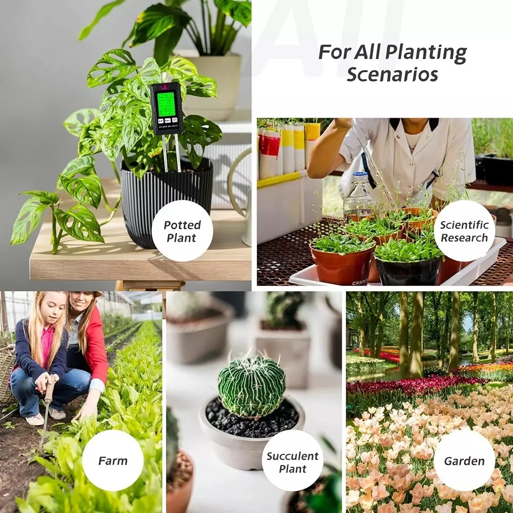 kerro-6-in-1-soil-tester-without-battery-0-50-32f-122f-temperature-range-0-99-humidity-backlit-lcd-for-garden-lawn-farm-indoor-plants-intelligent-soil-tester-6-in-1
