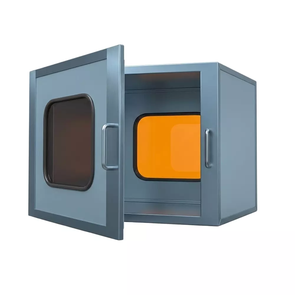 Scientech Pass Box Dynamic Type With In-Built UV Germicidal Light and Size 18x18x18 inch (457x457x457 mm), SE-170