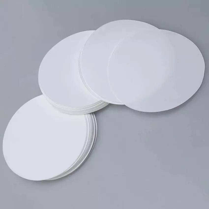 Loba MN640d Grade Ashless Filter Paper Round White 125 mm Diameter, 205012 (Pack of 100)