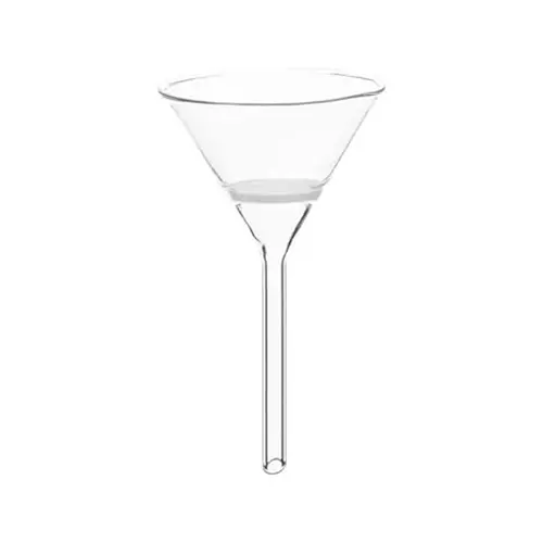 ABGIL Borosilicate Glass Conical Filter Funnel (Hirsch Type) with Sintered Disc, Disc Porosity Grade - 3, Capacity 25 ml, ABG3888