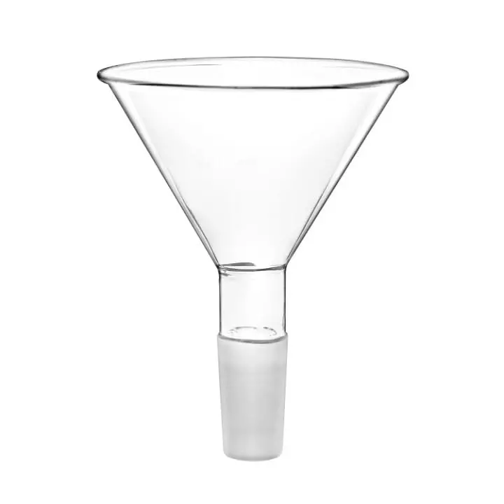ABGIL Borosilicate Glass Funnel Short Stem for Powder, 50 mm Diameter, Cone B-24(24/29), ABG2631