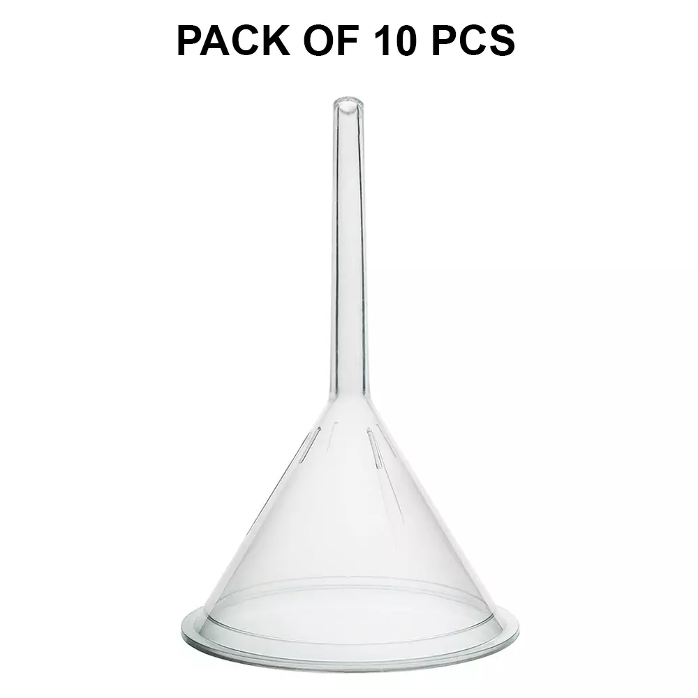 wkm-filter-funnel-polyethylene-transparent-62-mm-stem-diameter-for-faster-larger-volume-pouring-wkm-ff-62mm-pack-of-10-pcs