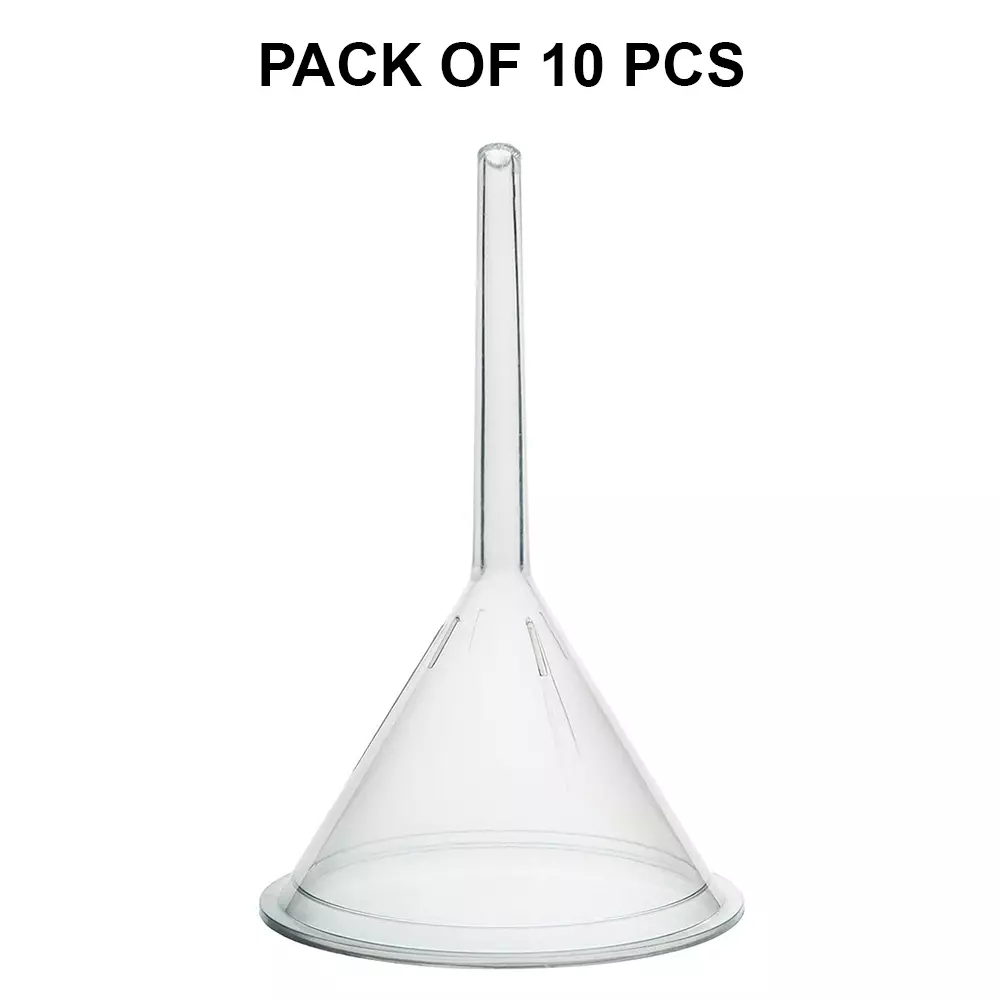 wkm-filter-funnel-polyethylene-transparent-76-mm-stem-diameter-for-faster-larger-volume-pouring-wkm-ff-75mm-pack-of-10-pcs