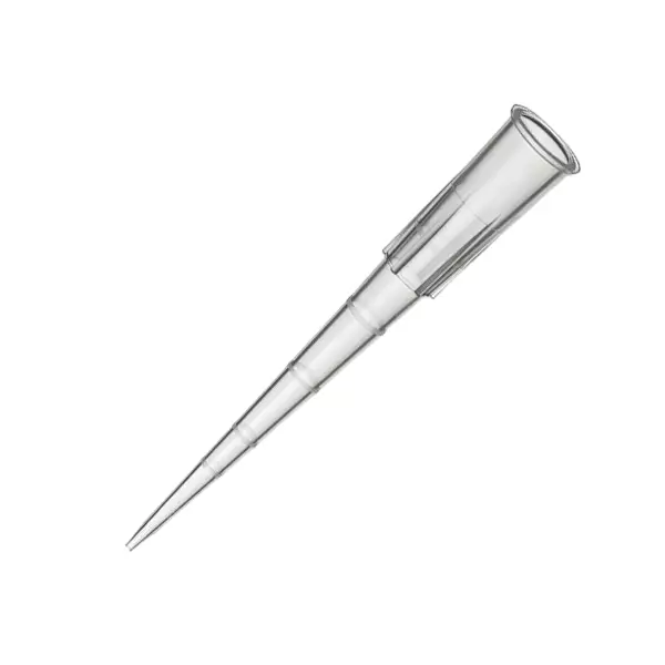 Abdos 1-200 µl Pipette Micro Tip Natural Color Bevelled Graduated in Resealable Zip Lock Bag, P10125 (Pack of 20000)