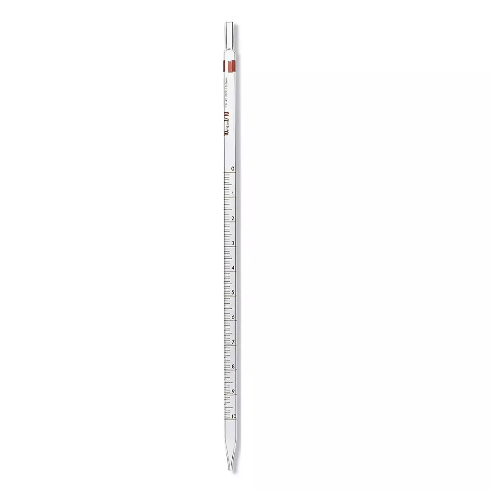 ABGIL Borosilicate Glass Serological Measuring Pipette 10 ml Capacity, ABG3668