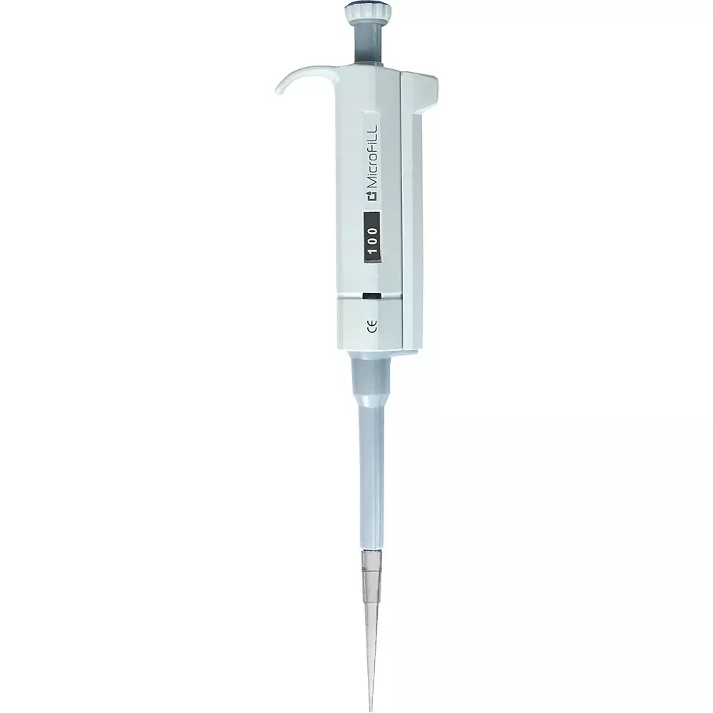 MICROFILL Super Volume Micro Pipette 100-1000 μl Digital Display White