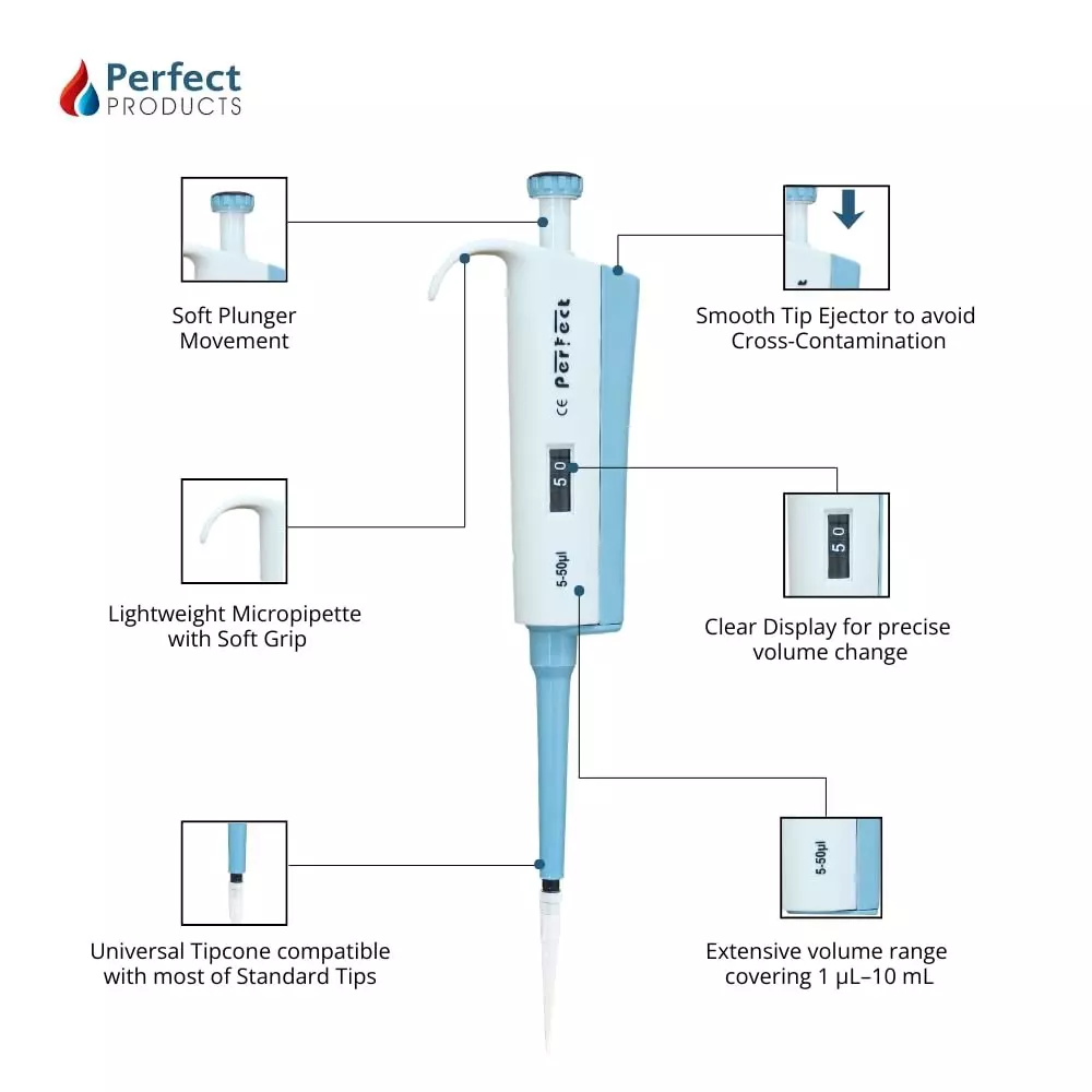 perfect-propet-plus-single-channel-variable-volume-micropipette-for-research-diagnostics-scientific-applications-size-5--50-l-pro50