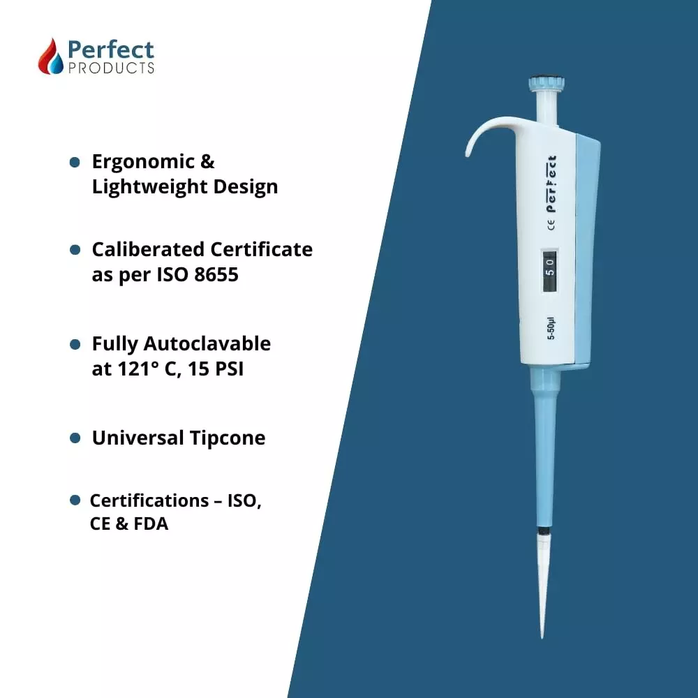 perfect-propet-plus-single-channel-variable-volume-micropipette-for-research-diagnostics-scientific-applications-size-5--50-l-pro50