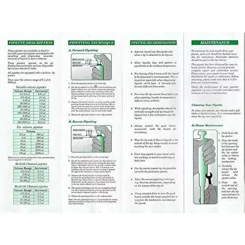 MICROFILL Super Volume Micro Pipette 5-50 μl Digital Display White
