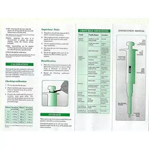 MICROFILL Micropipette Super Plus Variable Volume 0.5-10 ul Digital Display White