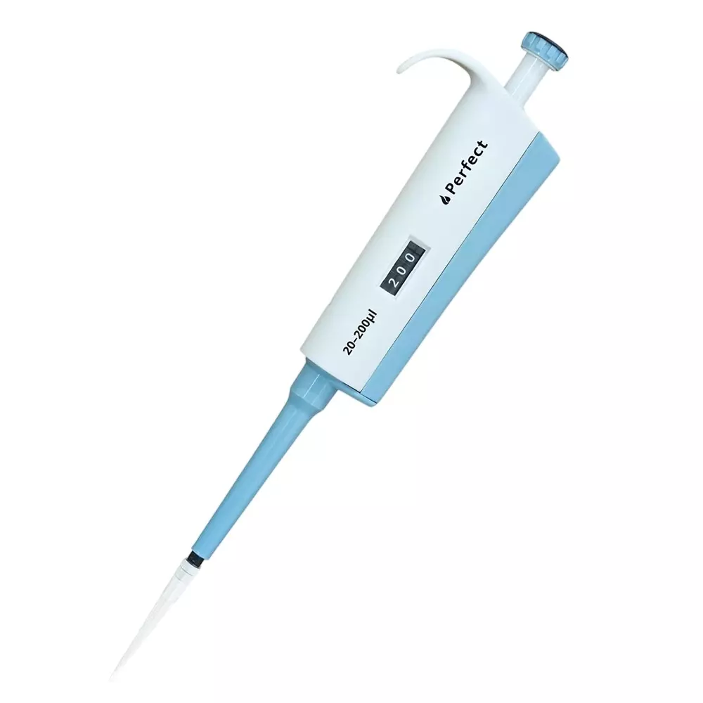 Perfect Propet Plus Single Channel Variable Volume Micropipette For Research, Diagnostics & Scientific Applications Size 20 - 200 μl, PRO200