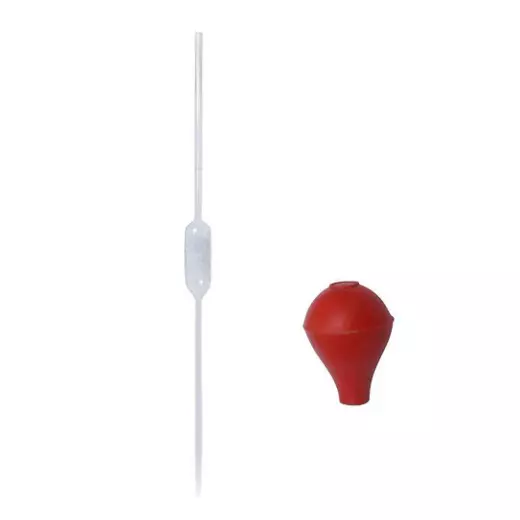 ABGIL Borosilicate Glass Volumetric Pipette with Silicone Bulb, One Mark Accuracy 20 ml Capacity, ABG3650
