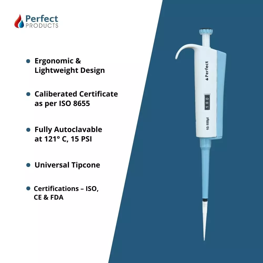 perfect-propet-plus-single-channel-variable-volume-micropipette-for-research-diagnostics-scientific-applications-size-10--100-l-pro100