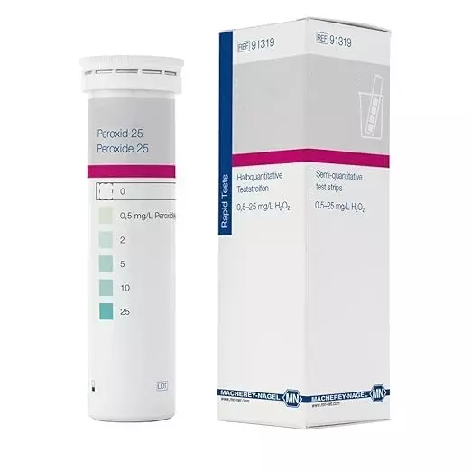 Bysafe Macherey Nagel 91319 Quantofix Peroxide Test Strips To Detect Peroxide Up To 25 PPM, ML-P2CQ-1YIV (Pack of 100 Strips)