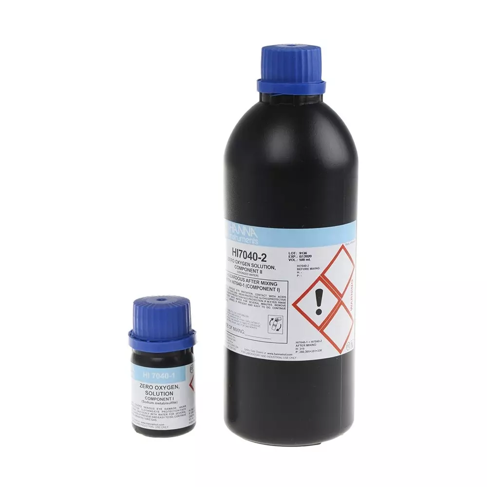 Hanna Instruments Buffer Solution, 460 ml Bottle, HI-7040L