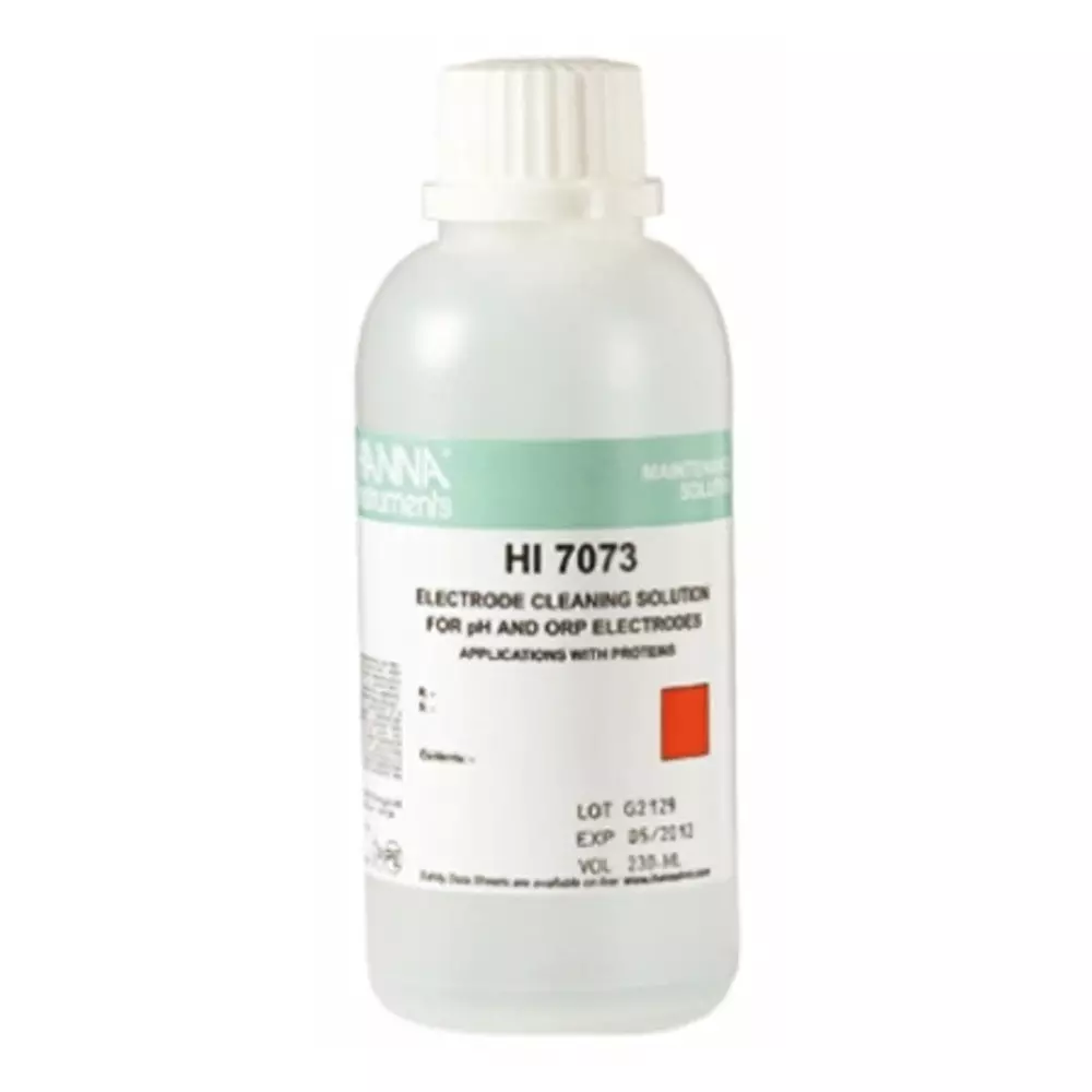Hanna Instruments Buffer Solution, 460 ml Bottle, HI7073L