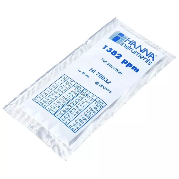 Hanna Instruments Buffer Solution, 20 ml Sachet, HI-70032P