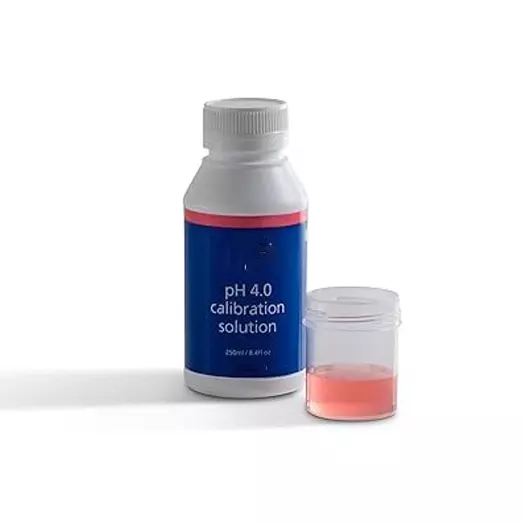 Bysafe 250 ml pH 4.0 Calibration Solution PH4250 Liquid Bottle for Regular Cleaning and Calibration of Probes, FO-73EE-TK6R