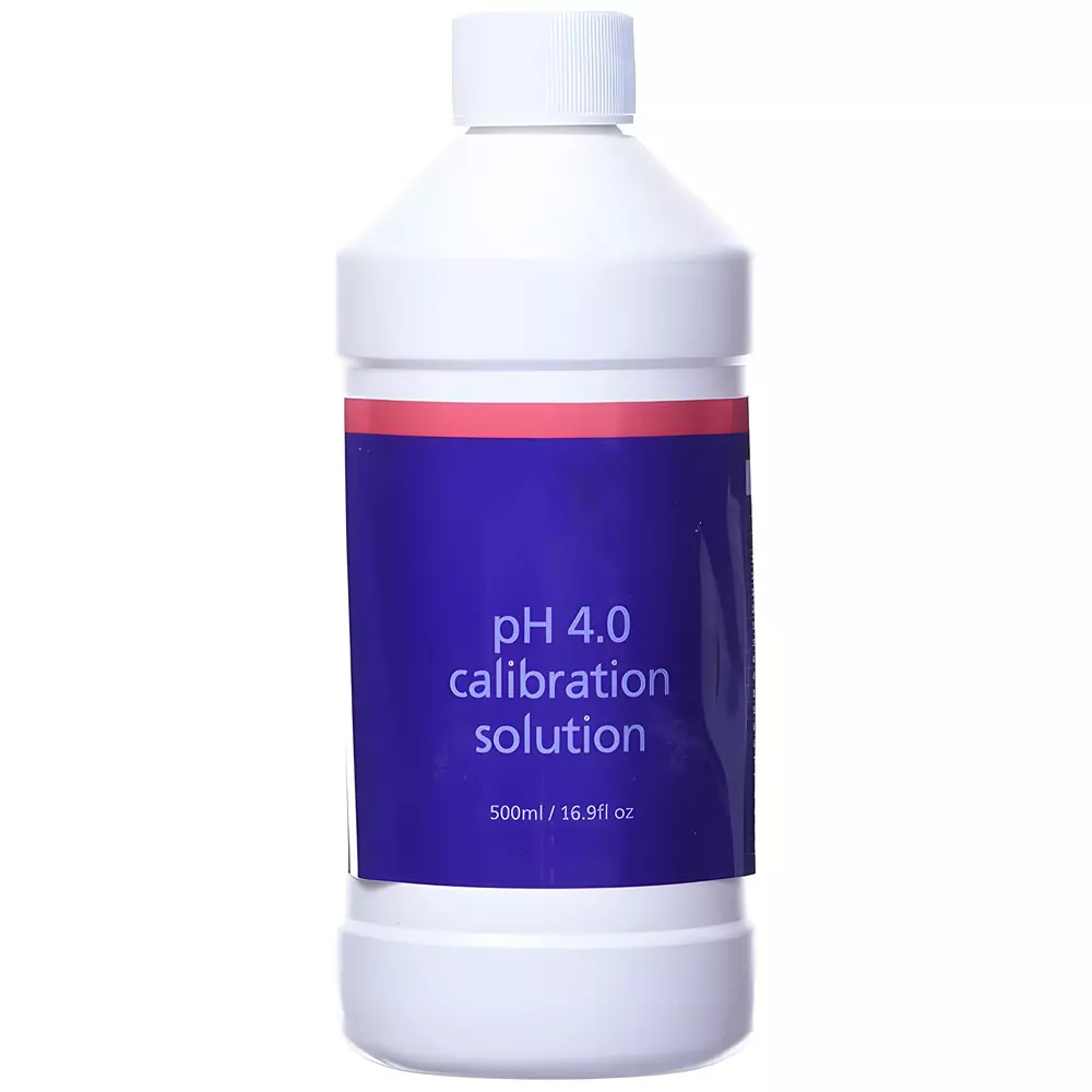 Bysafe 500 ml pH 4.0 Calibration Solution 732898 Liquid Bottle for Regular Cleaning and Calibration of Probes, 0Q-LUZ0-3WPE