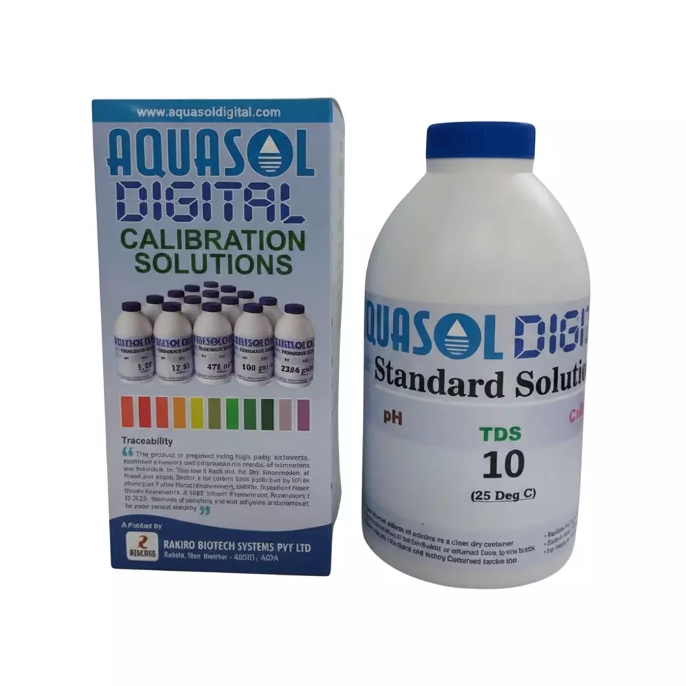 AQUASOL DIGITAL Calibration Solution 500 ml for Calibration of PH Meter, AMB5PH10