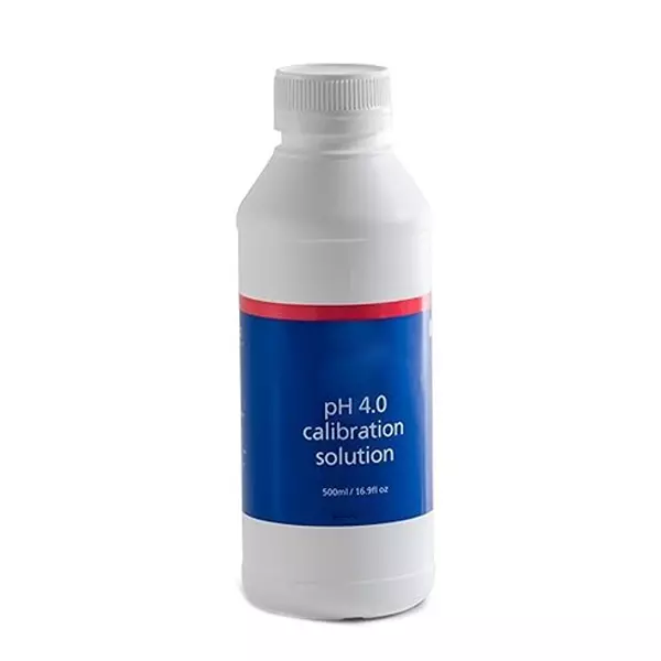 Bysafe 500 ml pH 4.0 Calibration Solution Liquid Bottle for Regular Cleaning and Calibration of Probes, E7-IQ9K-OBLZ