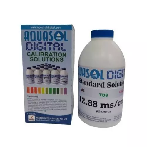 AQUASOL DIGITAL Conductivity Calibration Solution 12.88 ms/cm White, AMB5C2