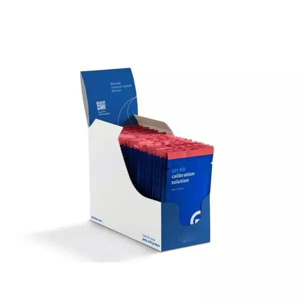 Bysafe 18 ml pH 4.0 Calibration Solution Liquid Sachet for Regular Cleaning and Calibration of Probes, SQ-AL4R-X5QM (Pack of 30)