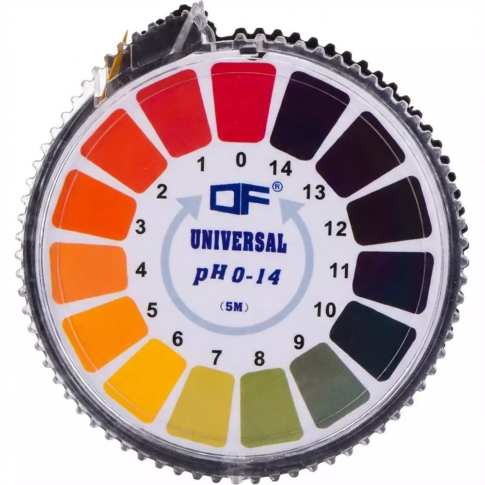 Bysafe pH Test Paper Roll 0-14 Range Litmus Paper in Plastic Housing for Laboratories, 4J-IWPJ-O9RC (Roll of 5 m)