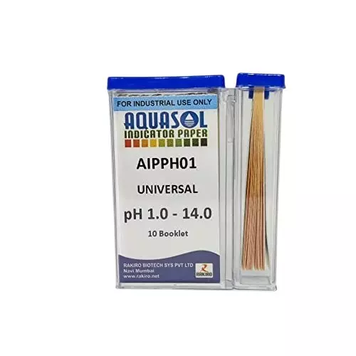 Aquasol 10 Booklets Indicator Paper pH 1.0 to 14.0 Range for Laboratories, AIPPH01