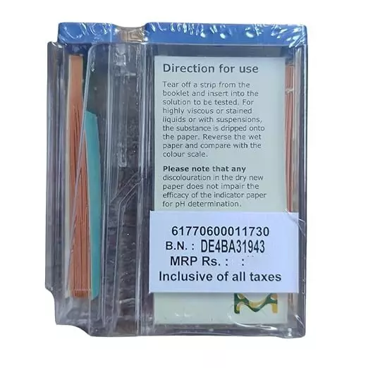 Bysafe pH Indicator Paper Book 1.0 to 14.0 for Testing Water, Soap, Lemon Juice, Vinegar, Milk, C6-JB0I-SUS3 (Pack of 10)