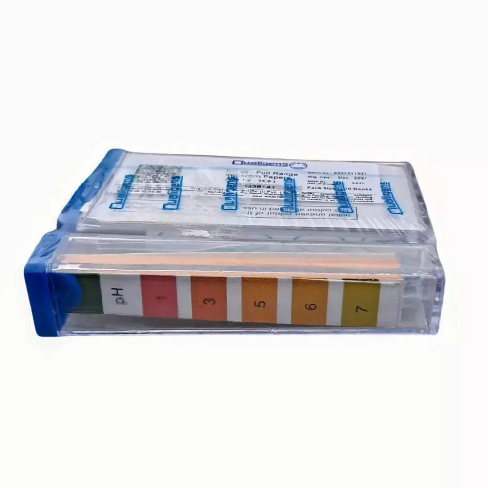 Qualigens Indicator Papers 3.5 to 6.0 pH (10 Books), Q38171