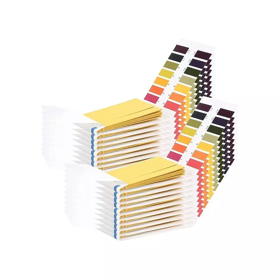 Bysafe 480 pH Strips Range 1-14, Size Approx. 45 mm x 7 mm for Distinguishing between Acids and Bases, OMPHB6