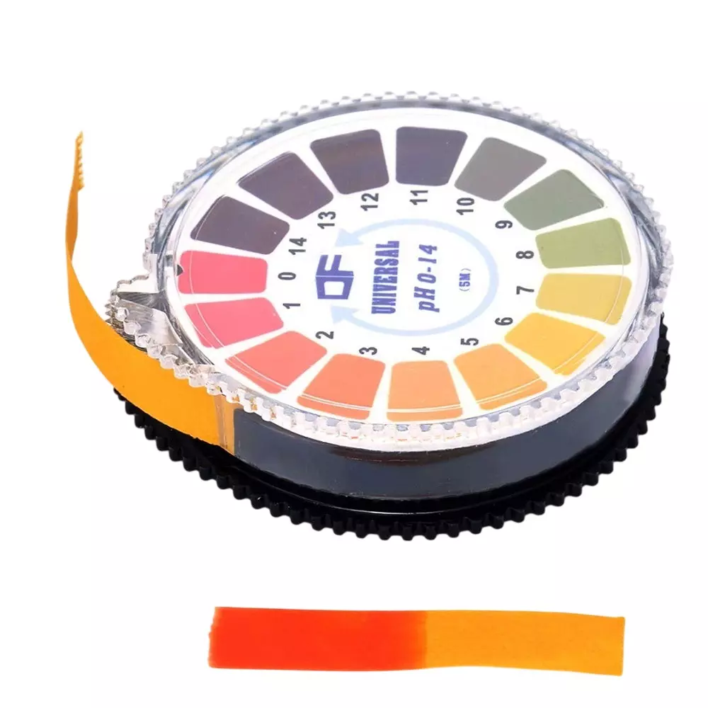 AmiciKart Water PH Acid Test Litmus Paper Strip Orange 5 m (Strips) Length