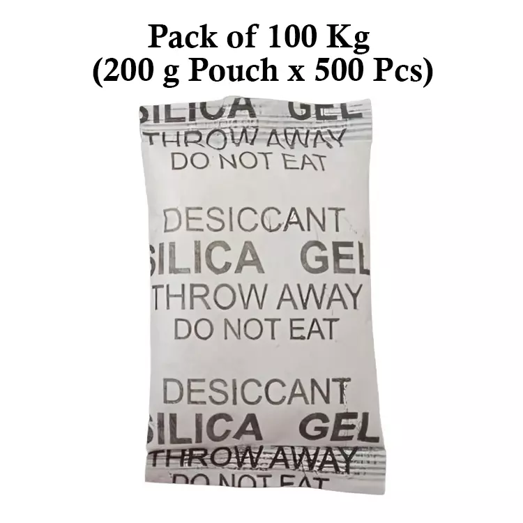 Ecofresh 200 g Silica Gel Granules in Paper Pouch White Color Desiccant for Absorbing Moisture (Pack of 500 Pcs)