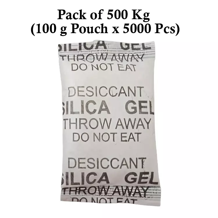 Ecofresh 100 g Silica Gel Granules in Paper Pouch White Color Desiccant for Absorbing Moisture (Pack of 5000 Pcs)