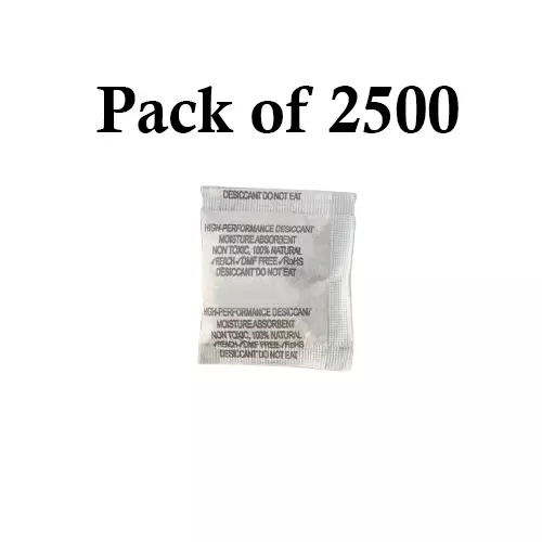 Ecofresh 10 g Dry Clay Desiccant Pouch for Electronics, Leather Goods, Pharmaceuticals & More (Pack of 2500)
