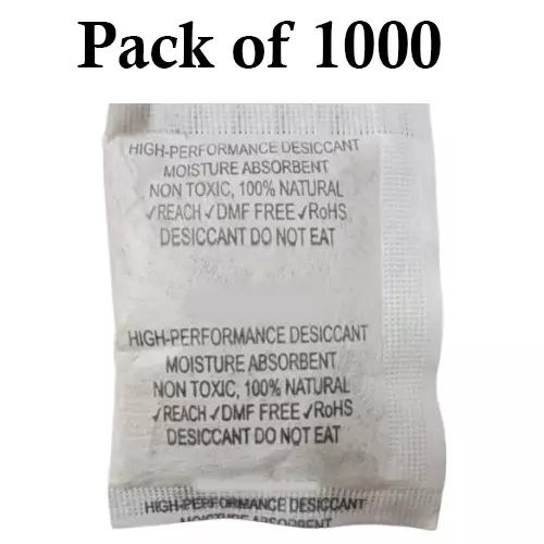 Ecofresh 25 g Dry Clay Desiccant Pouch for Electronics, Leather Goods, Pharmaceuticals & More (Pack of 1000)