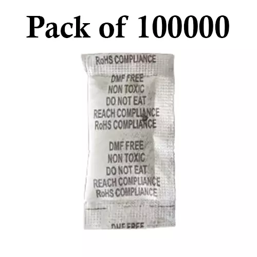 Ecofresh 5 g Dry Clay Desiccant Pouch for Electronics, Leather Goods, Pharmaceuticals & More (Pack of 100000)