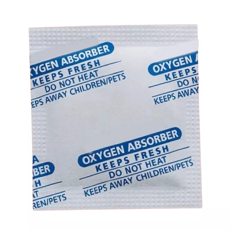 Ecofresh 1000 cc Oxygen Absorber Pouch for Usage in Food Packaging, Pharmaceuticals & More (Pack of 25)