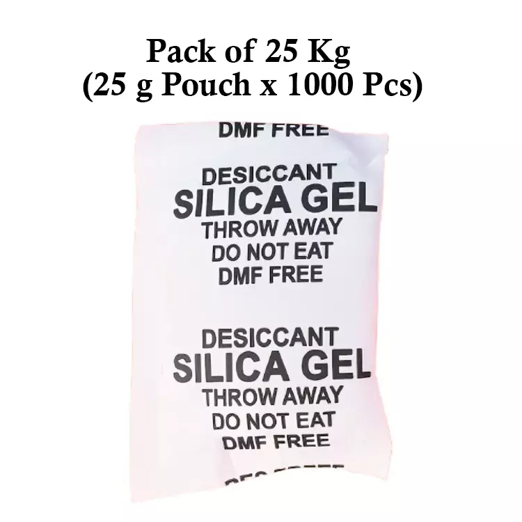 Ecofresh 25 g Silica Gel Granules in Paper Pouch White Color Desiccant for Absorbing Moisture (Pack of 1000 Pcs)