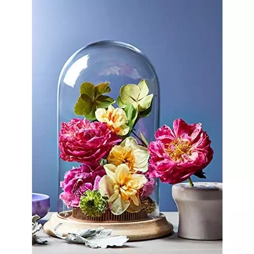 ELYSIAN 500 g Silica Gel Powder with Dry Flowers for Absorbing Moisture, DIY, Resin Art and Craft, Home Décor