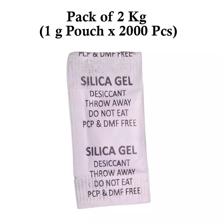 Ecofresh 1 g Silica Gel Granules in Paper Pouch White Color Desiccant for Absorbing Moisture (Pack of 2000 Pcs)