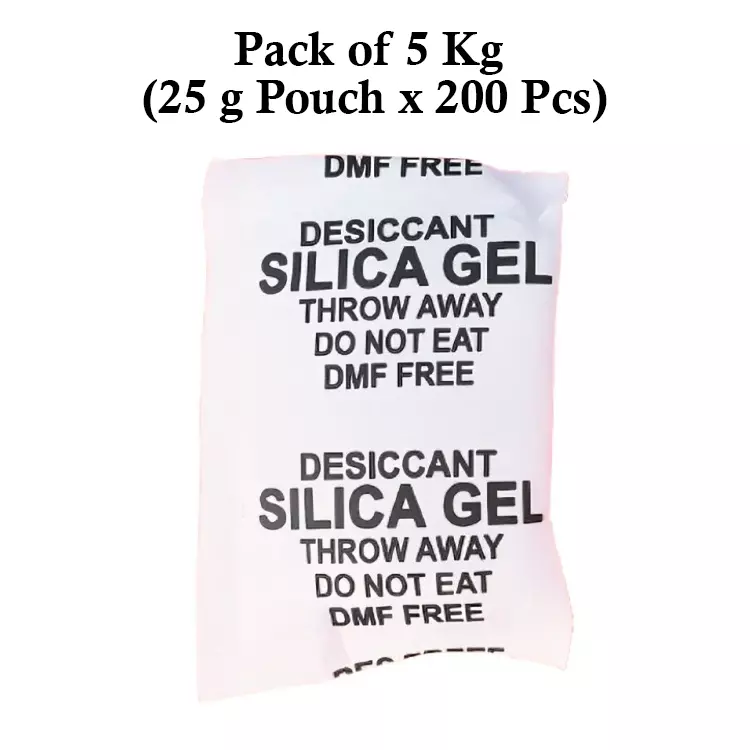 Ecofresh 25 g Silica Gel Granules in Paper Pouch White Color Desiccant for Absorbing Moisture (Pack of 200 Pcs)