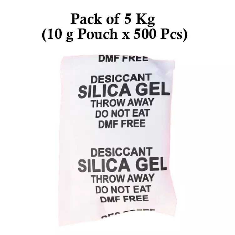 Ecofresh 10 g Silica Gel Beads in Paper Pouch White Color Desiccant for Absorbing Moisture (Pack of 500 Pcs)