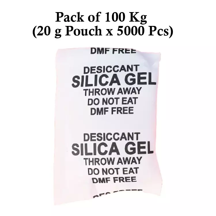 Ecofresh 20 g Silica Gel Granules in Paper Pouch White Color Desiccant for Absorbing Moisture (Pack of 5000 Pcs)