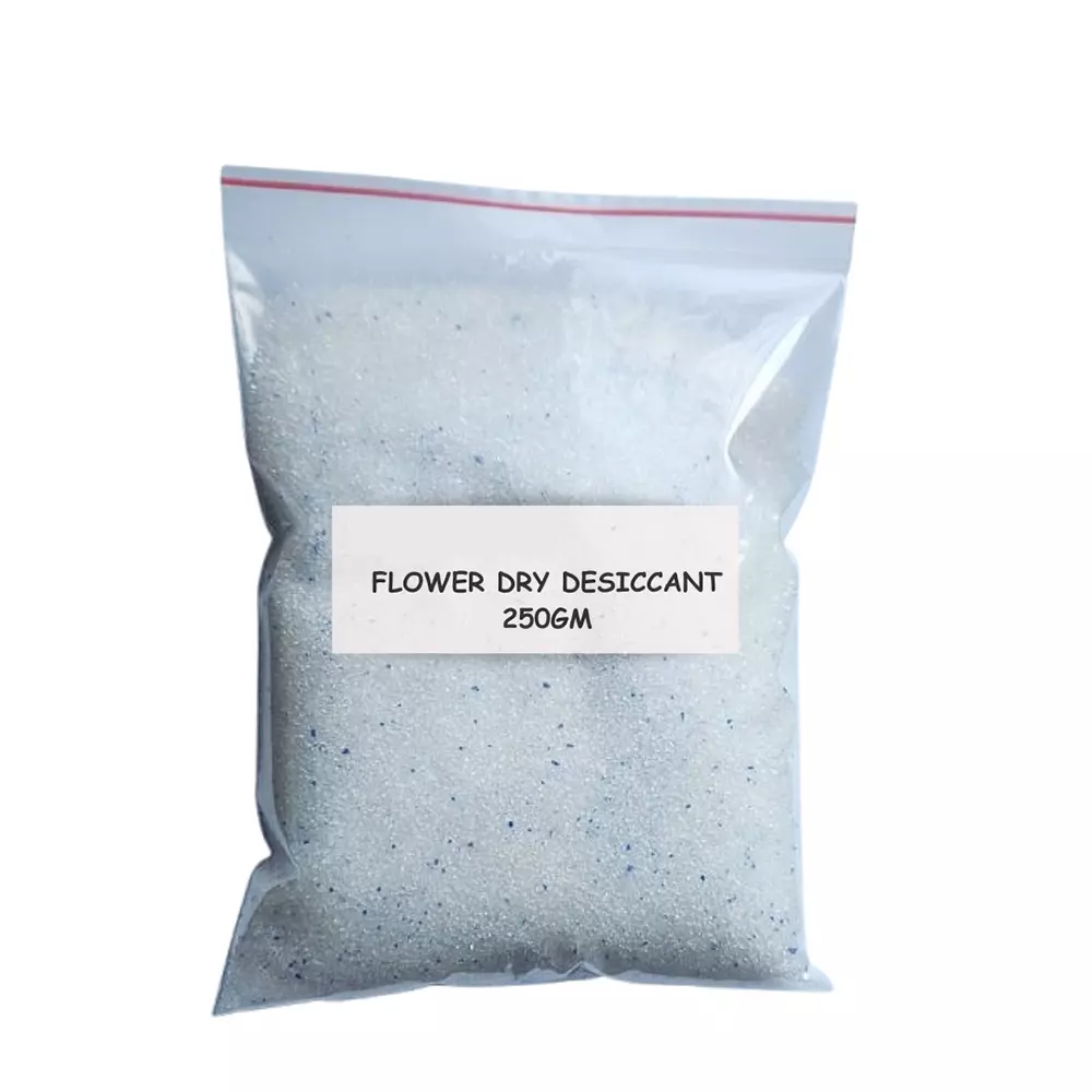 Ecofresh 250 g Flower Dry Desiccant Pouch for Usage in Flower, Herbal Industries & More (Pack of 20)
