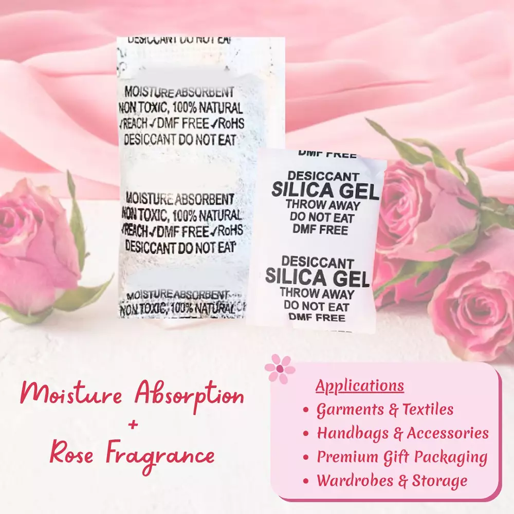 ecofresh-10-g-rose-fragrance-desiccant-pouch-for-textiles-and-garments-industry-pack-of-10000