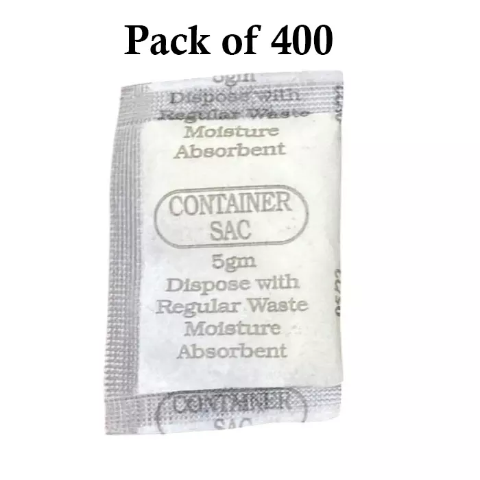 Ecofresh 5 g  Super Gel Desiccant Pouch for Absorbing Moisture in Long Term Storage (Pack of 400)
