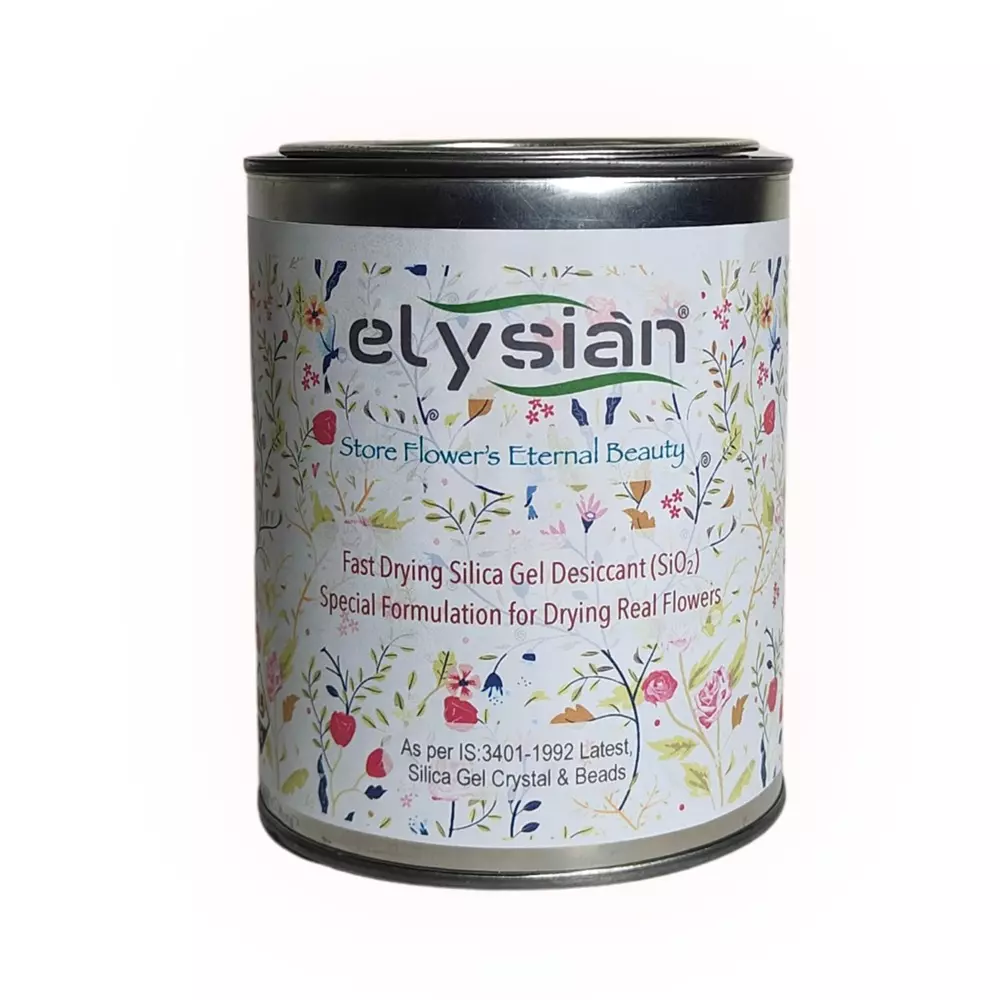 ELYSIAN 500 g Silica Gel Loose Powder in White Color for Absorbing Moisture, Drying Flowers